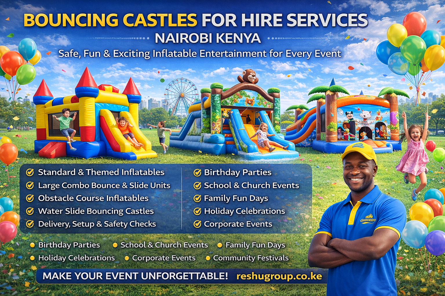 Bouncing Castles for Hire Services