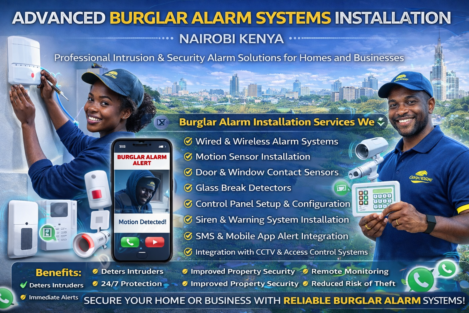 Burglar Alarm Systems Installation