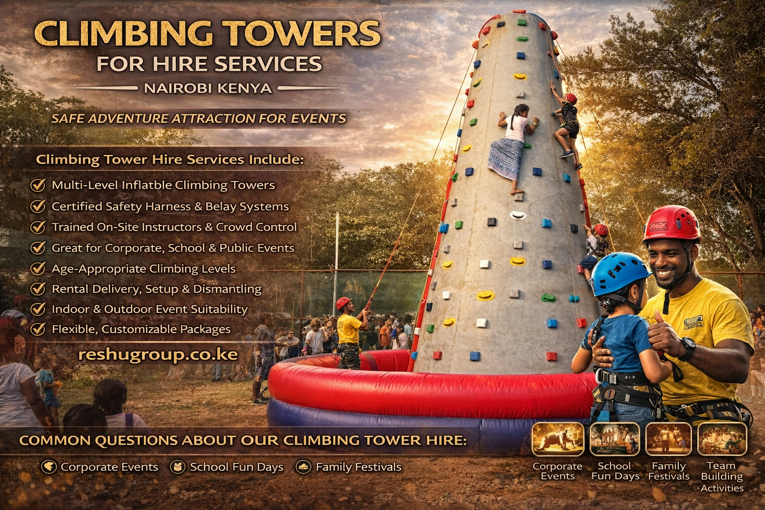 Climbing Towers for Hire