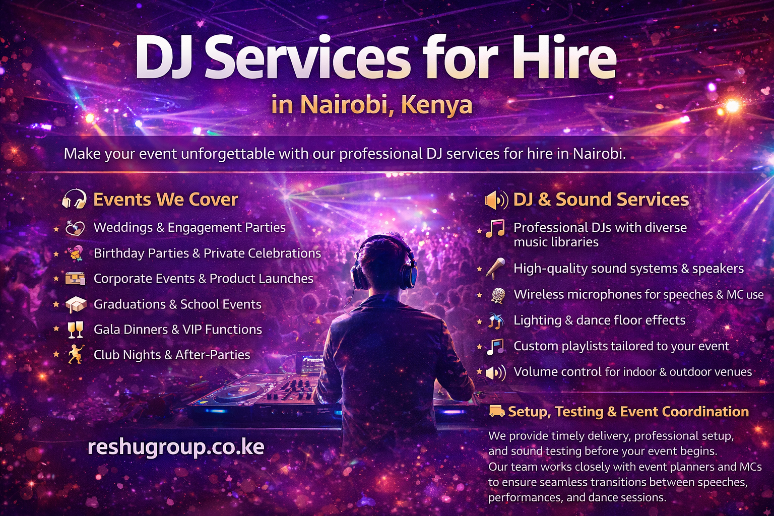 DJ Services for Hire