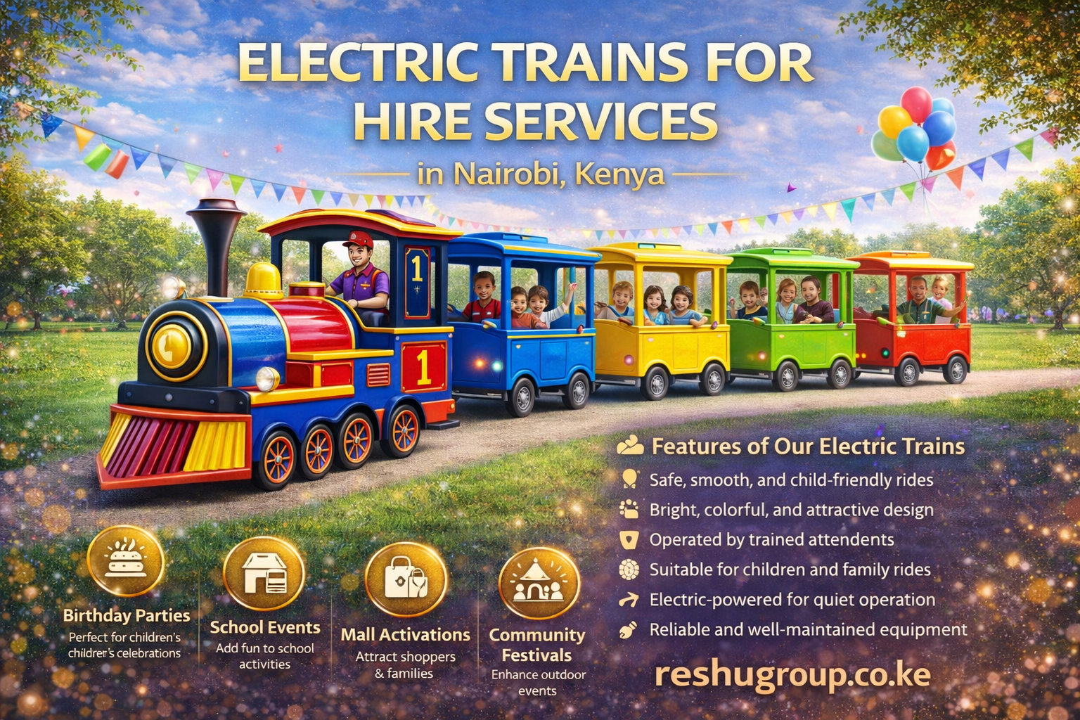 Electric Trains for Hire