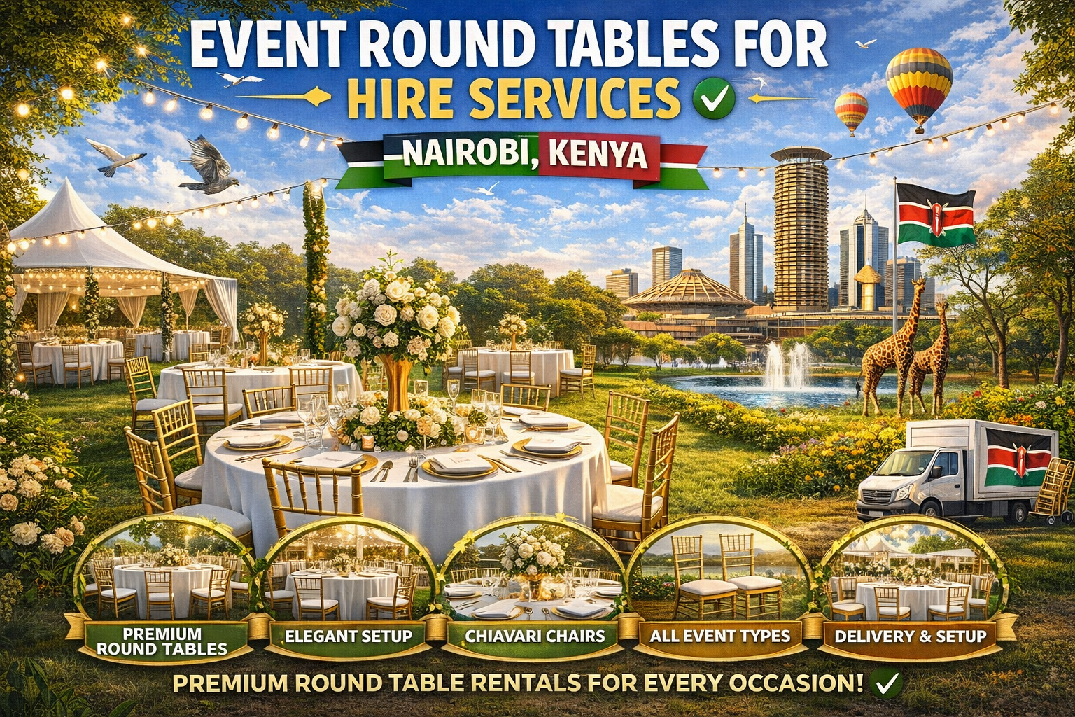 Event Round Tables for Hire