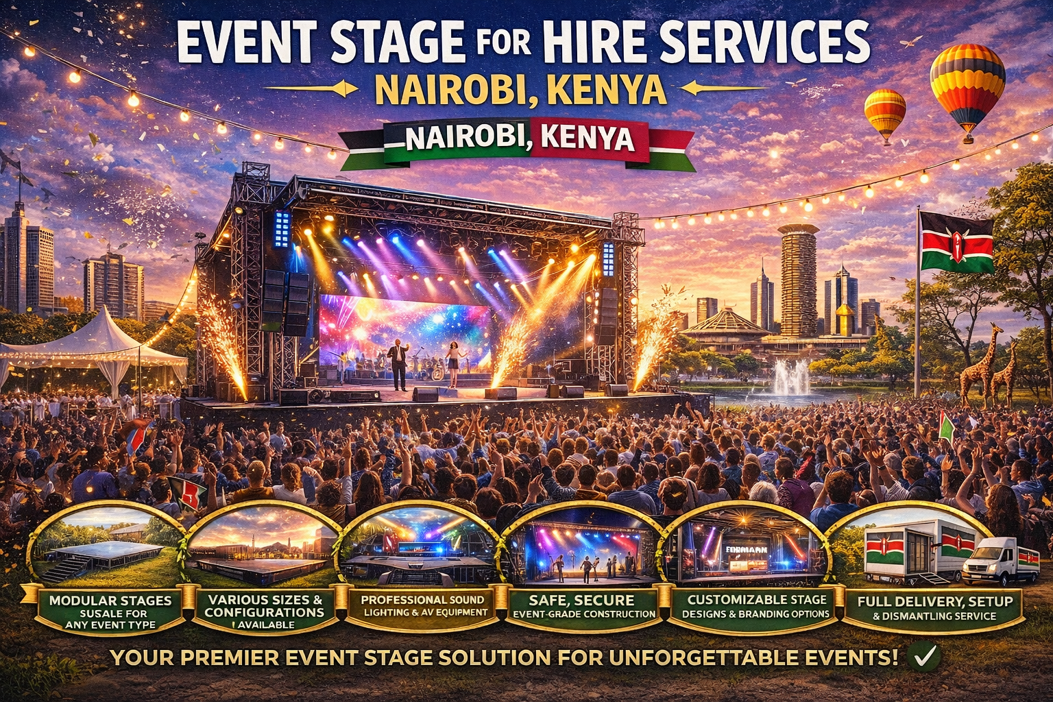 Event Stage for Hire Services