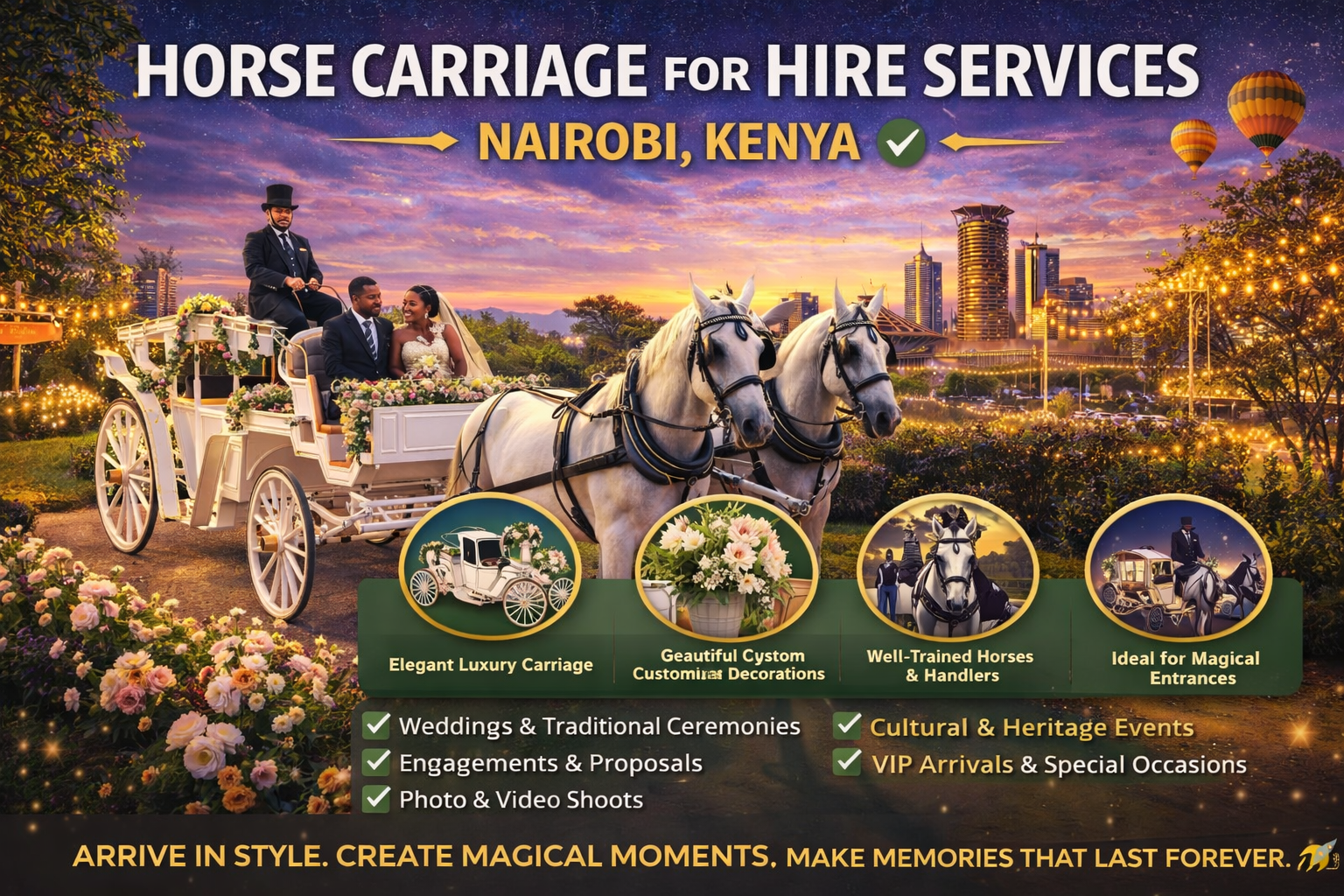 Horse Carriage for Hire