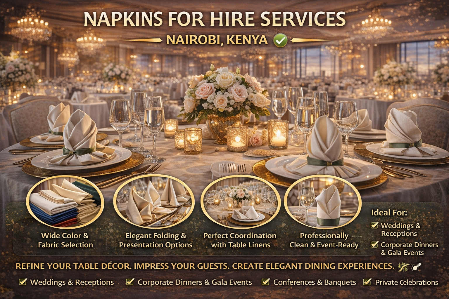 Napkins for Hire