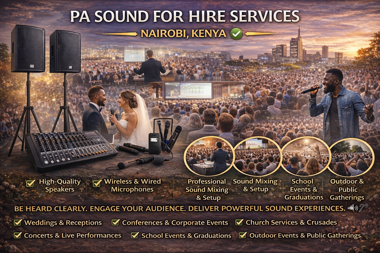 PA Sound for Hire