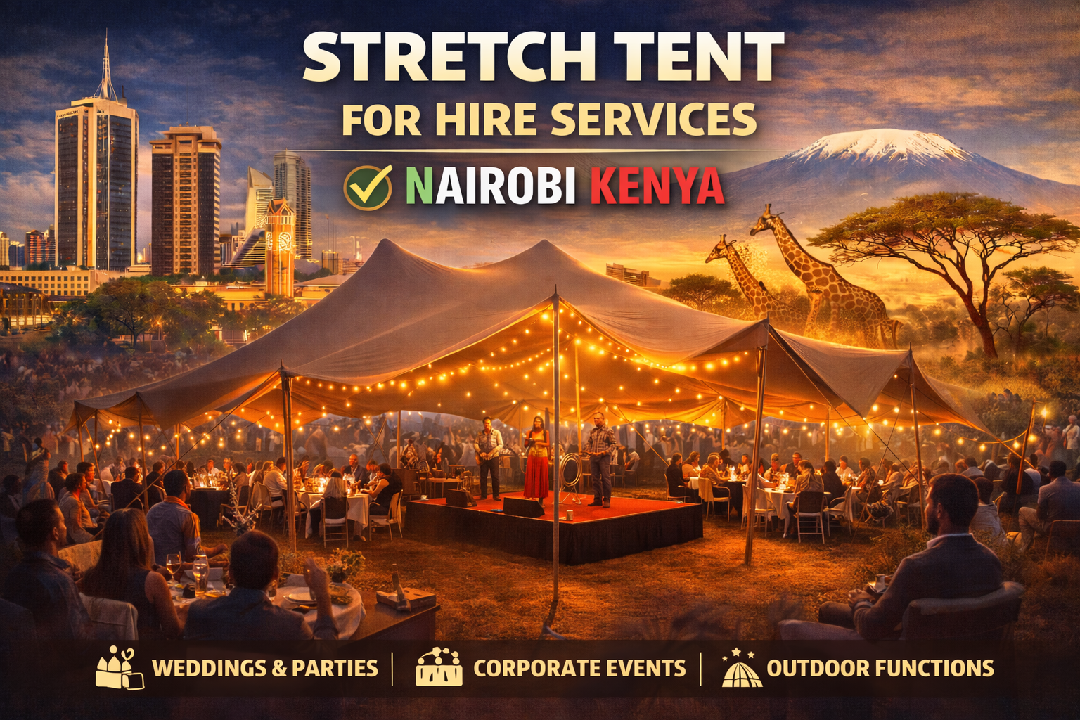 Stretch Tent for Hire