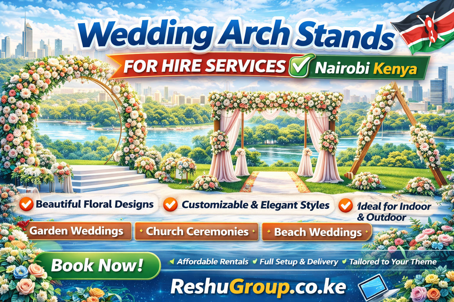 Wedding Arch Stands for Hire