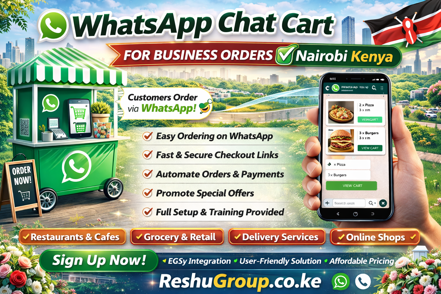 WhatsApp Chat Cart Services