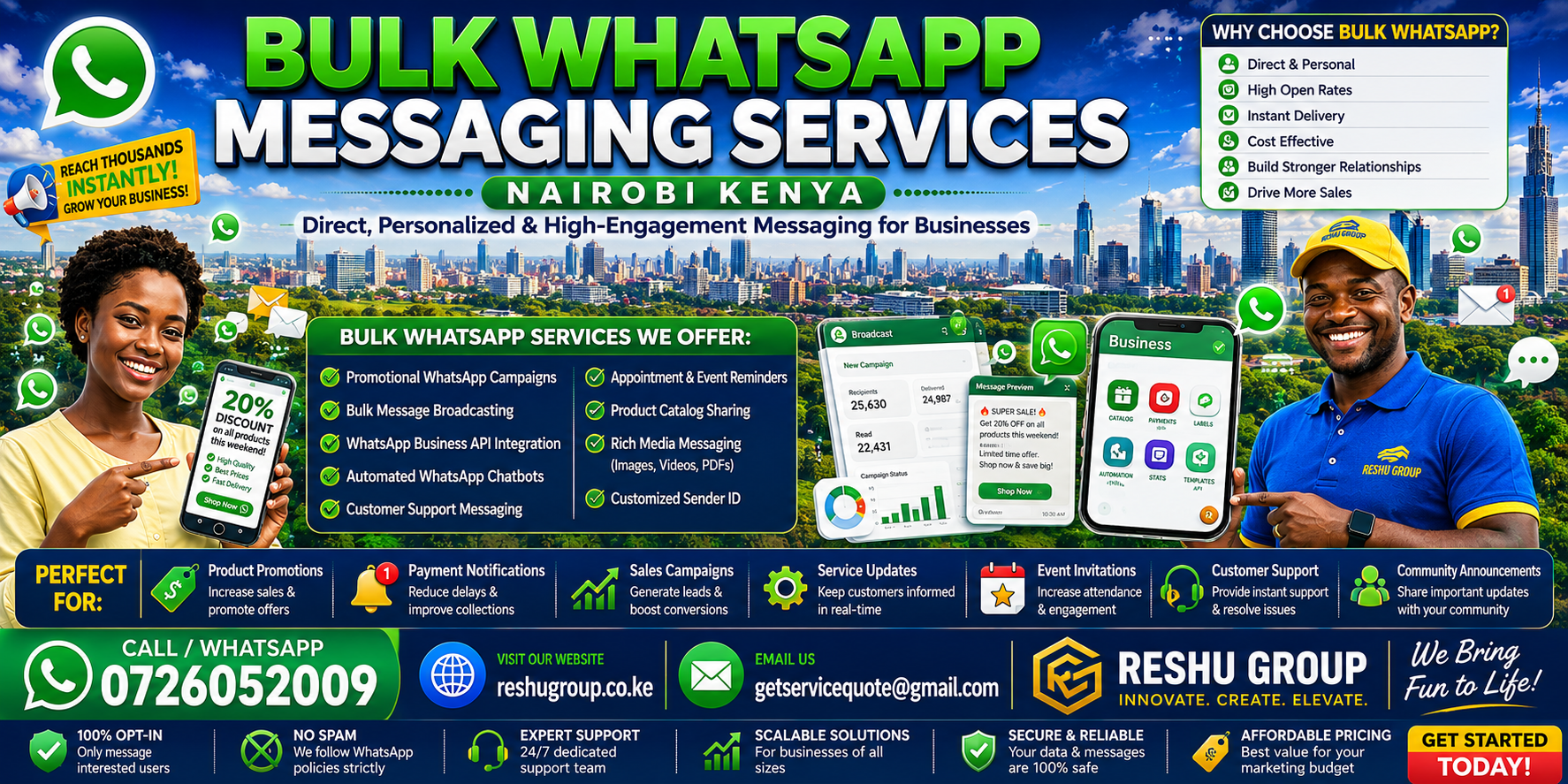 Bulk WhatsApp Messaging