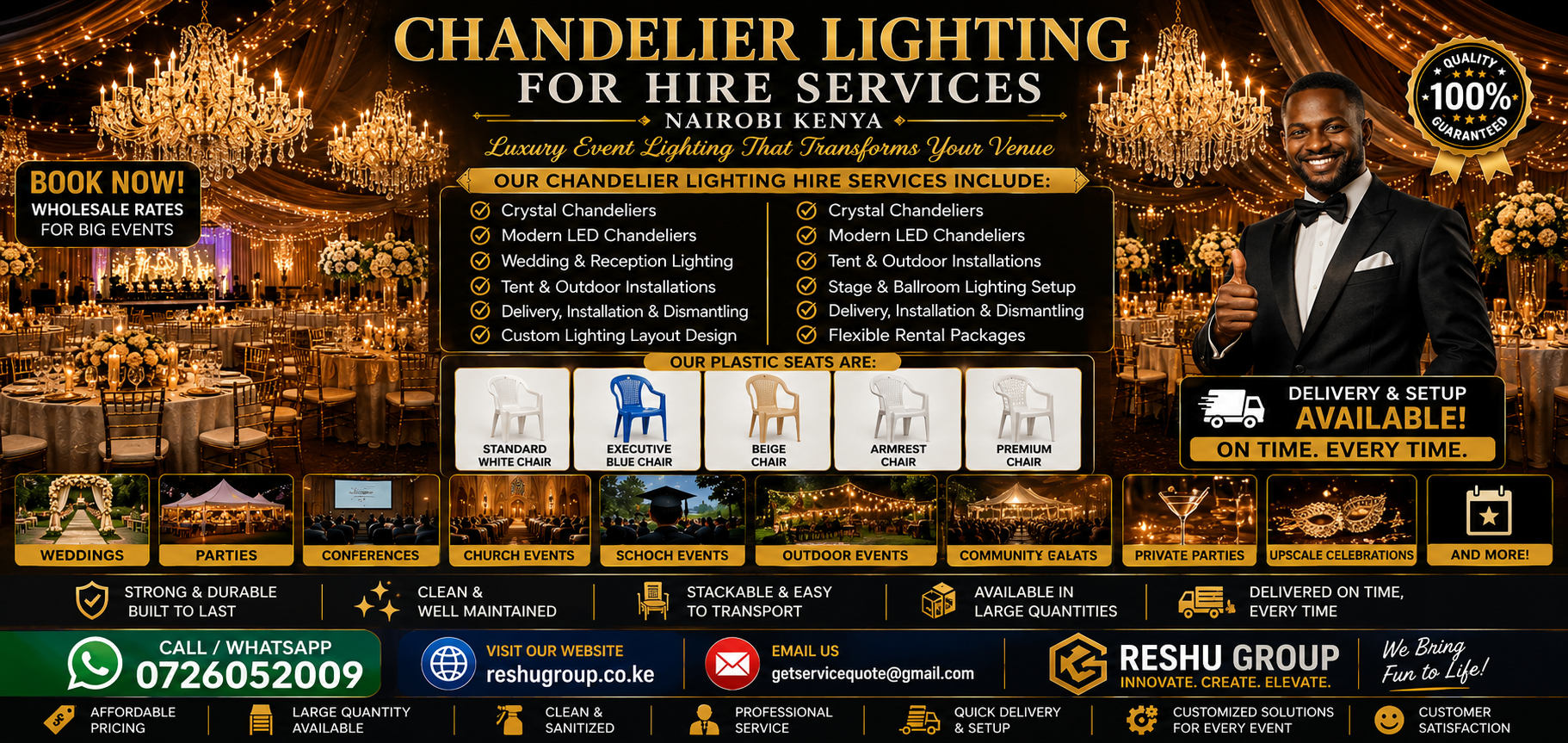 Chandelier Lighting for Hire Chandelier Lighting for Hire