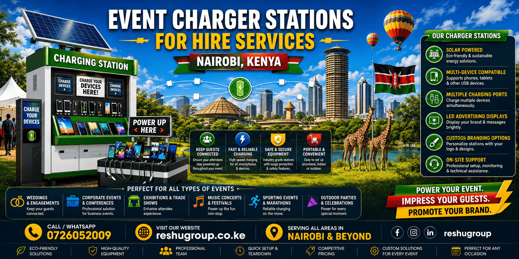 Event Charger Stations for Hire Event Charger Stations for Hire